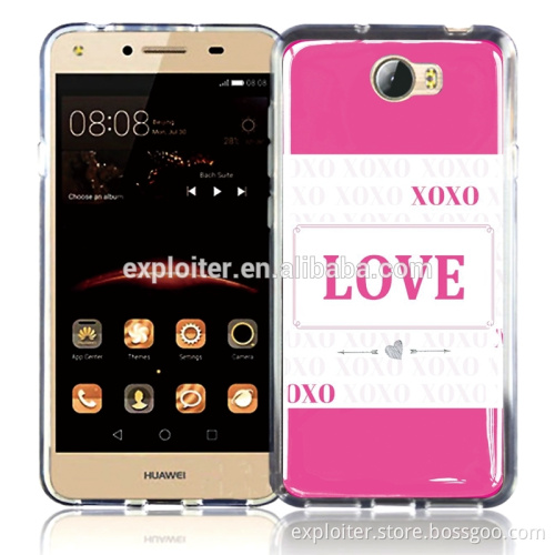 Ultra thin soft gel resin cell phone case for huawei y5ii
